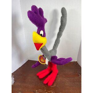 Vintage 1971 Warner Bros Road Runner Plush Toy 18" Retro Cartoon Memorabilia Col